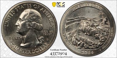 2014-S 25C Shenandoah NP MS67