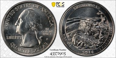 2014-P 25C Shenandoah NP MS66
