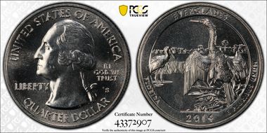 2014-S 25C Everglades NP MS66