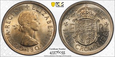 1961 1/2 Cr S-4145 MS63