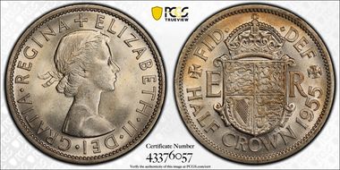 1955 1/2 Cr S-4145 MS65