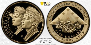 2021-W $5 Nat'l Law Enforcement Mem. PR70DCAM