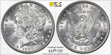 1886 $1 MS64