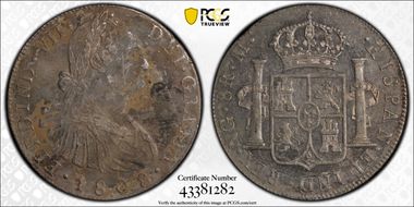 1808-NG M 8 R Calico-1223, Ferdinand VII Bust N1