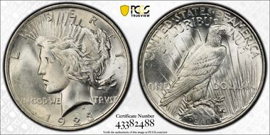 1923 $1 MS65