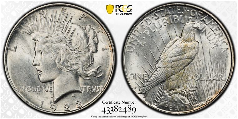 Cert 43382489 - Coin Image