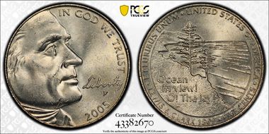 2005-P 5C Western Waters MS64