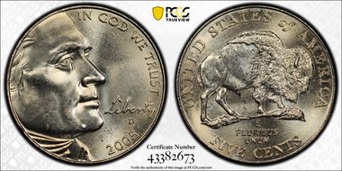 2005-D 5C Bison MS65