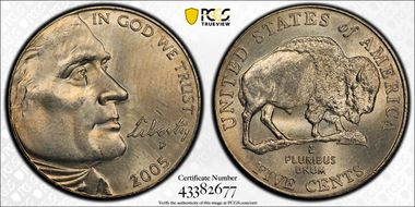 2005-P 5C Bison MS64