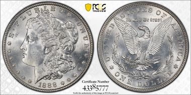 1888 $1 MS63