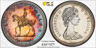1973 S$1 R.C.M.P. Ag SP67