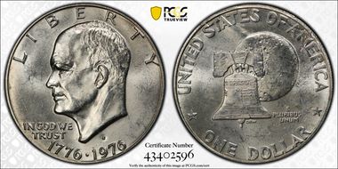 1976-S $1 Silver MS64