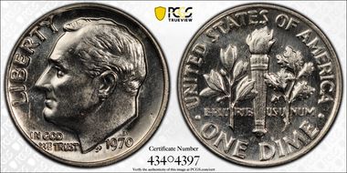 1970-D 10C DDR, FS-802 MS64