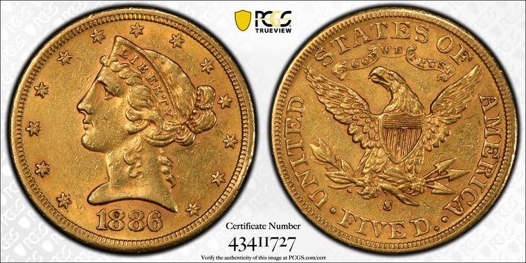 Cert 43411727 - Coin Image