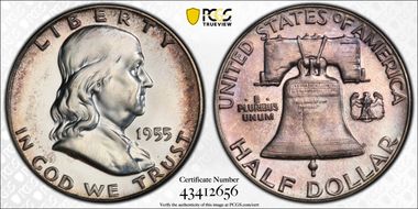 1955 50C PR66
