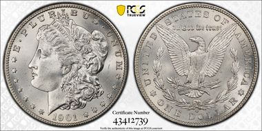 1901-O $1 MS65