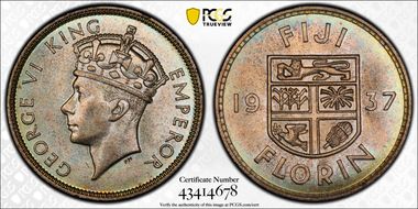 1937 Florin MS65+
