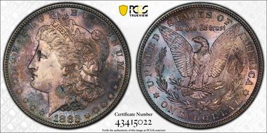 1882-S $1 MS64