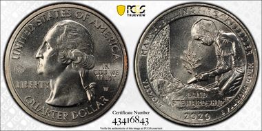 2020-W 25C Marsh-Billings-Rockefeller NP V75 MS65