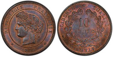 1872-A 10C Gad-265a F-135 MS64RB