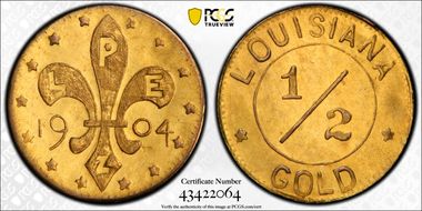 1904 G50C Louisiana Purchase Expo MS62