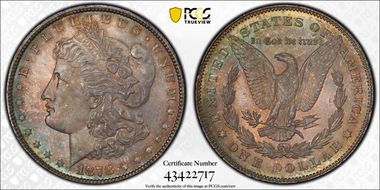 1878 7TF $1 Reverse of 1878 MS65