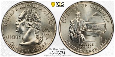 2009-P 25C District of Columbia MS65