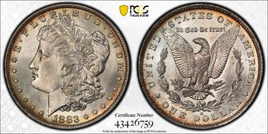 1883-O $1 MS66