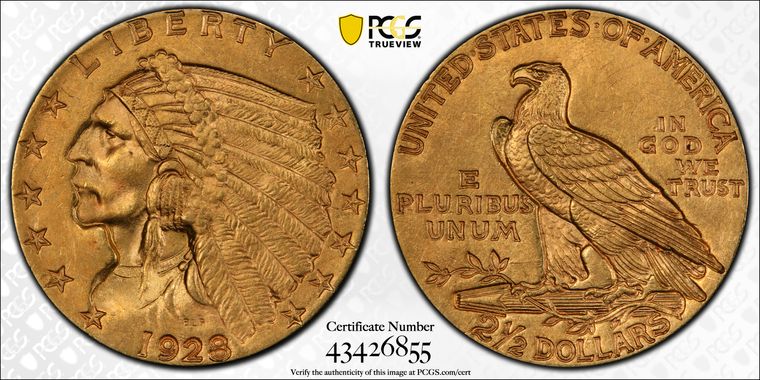 Cert 43426855 - Coin Image