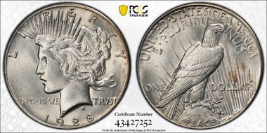 1928 $1 MS63