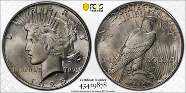 1925 $1 MS67