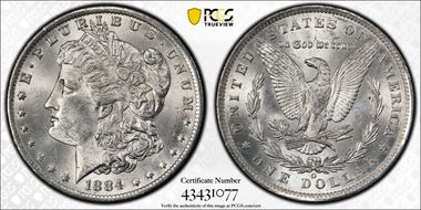 1884-O $1 MS63