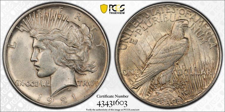 Cert 43431603 - Coin Image