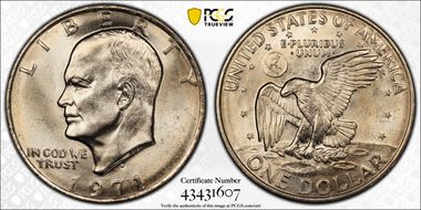 1971-D $1 MS66+