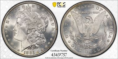 1885 $1 MS67
