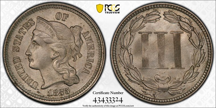 Cert 43433324 - Coin Image