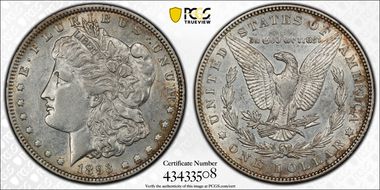 1893 $1 XF45