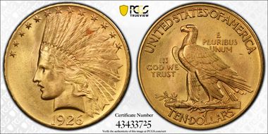 1926 $10 MS63