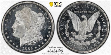 1885-CC $1 MS64+ DMPL
