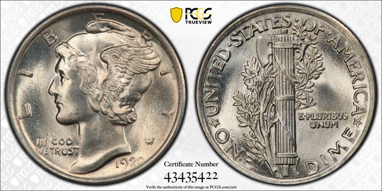 Cert 43435422 - Coin Image