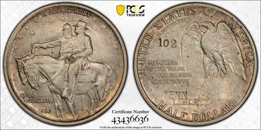 1925 50C Stone Mtn. - TENN. XF45