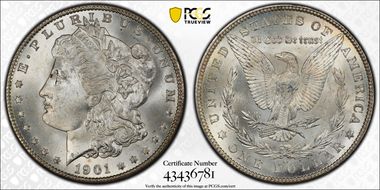 1901-O $1 MS65