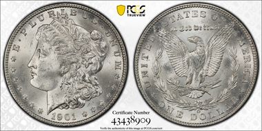 1901-O $1 MS65