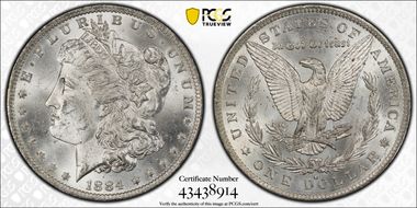 1884-O $1 MS64
