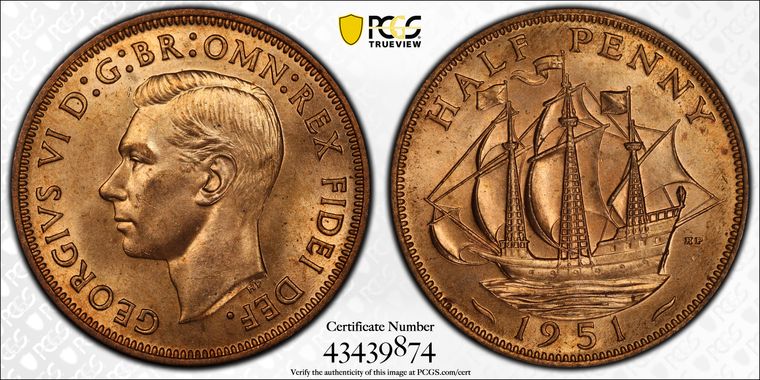 Cert 43439874 - Coin Image