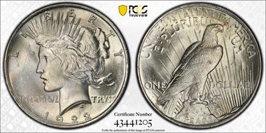 1922 $1 MS64