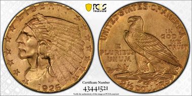 1926 $2.50 MS64+