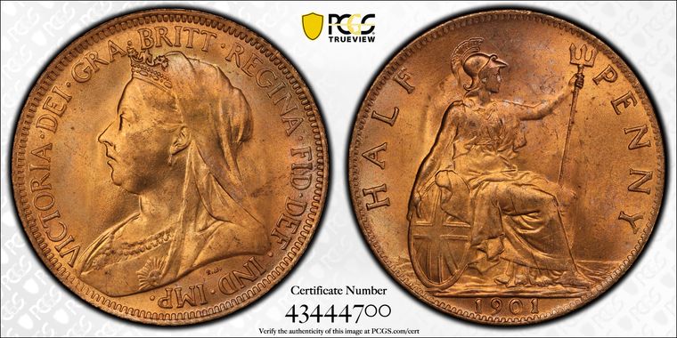 Cert 43444700 - Coin Image