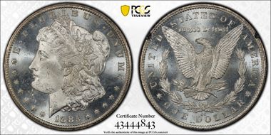 1885-CC $1 GSA Hoard MS63PL
