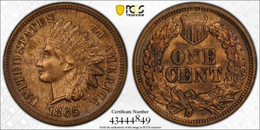 1865 1C Plain 5 N1BN